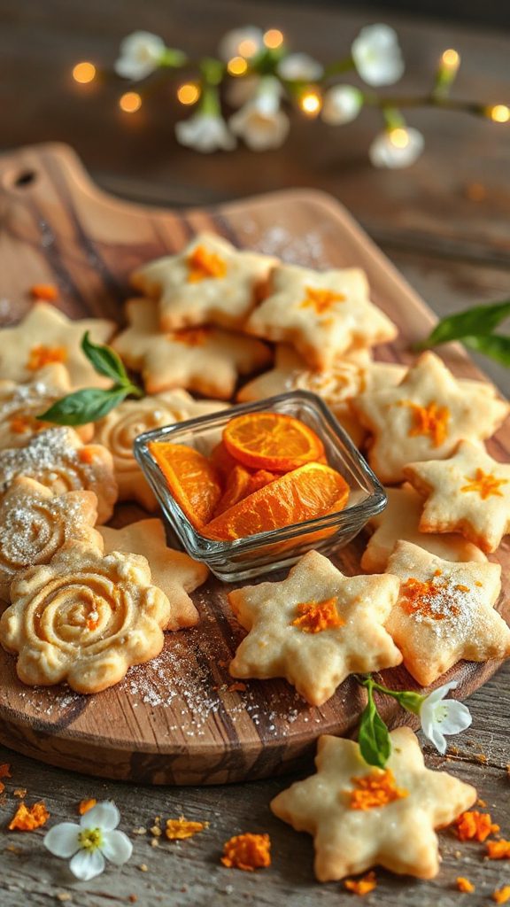 zesty orange blossom cookies