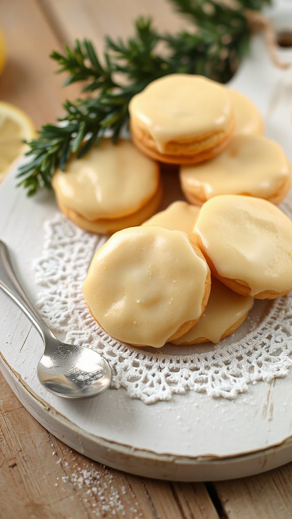 zesty sweet iced cookies