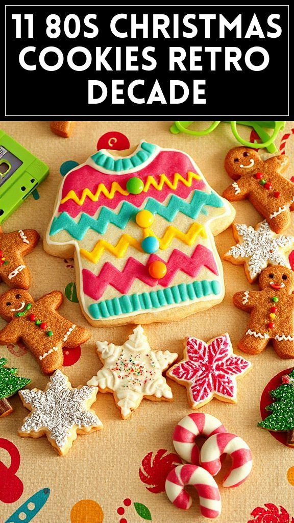 11 80s Christmas Cookies Retro Decade