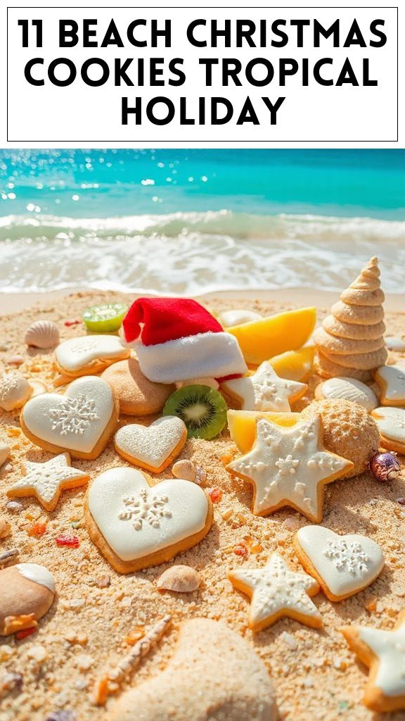 11 Beach Christmas Cookies Tropical Holiday