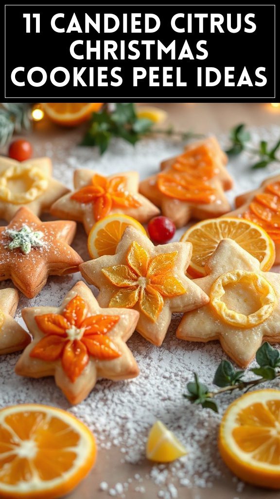 11 Candied Citrus Christmas Cookies Peel Ideas