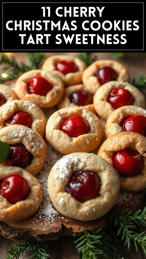 11 Cherry Christmas Cookies Tart Sweetness