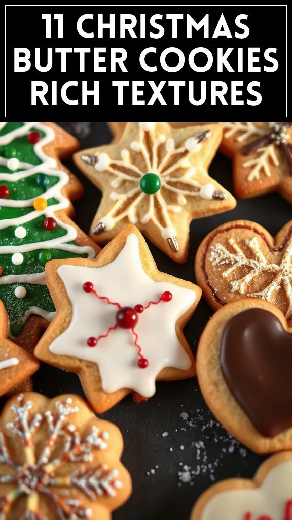 11 Christmas Butter Cookies Rich Textures