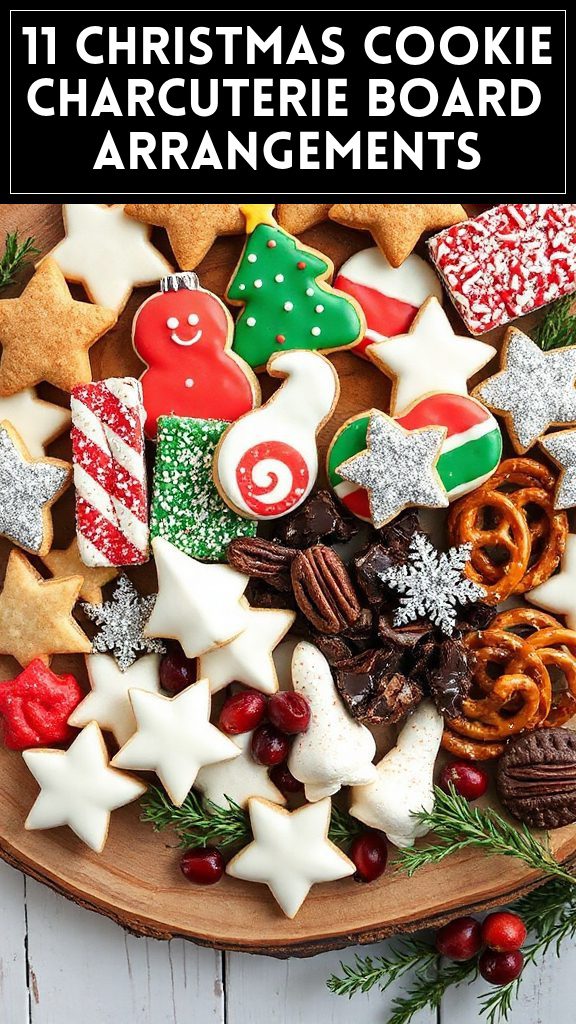 11 Christmas Cookie Charcuterie Board Arrangements