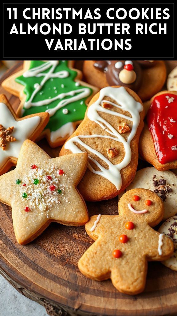 11 Christmas Cookies Almond Butter Rich Variations