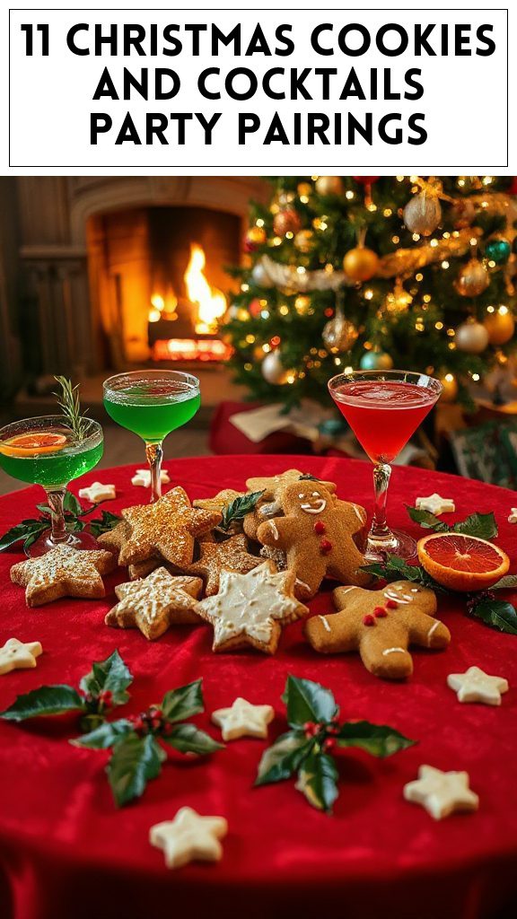 11 Christmas Cookies And Cocktails Party Pairings