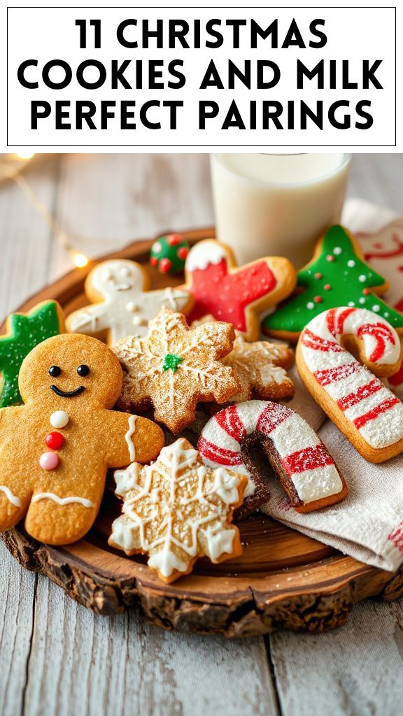 11 Christmas Cookies And Milk Perfect Pairings