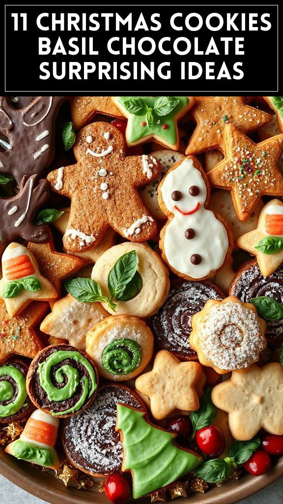 11 Christmas Cookies Basil Chocolate Surprising Ideas