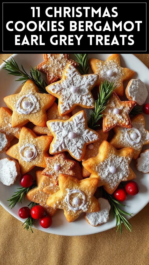 11 Christmas Cookies Bergamot Earl Grey Treats