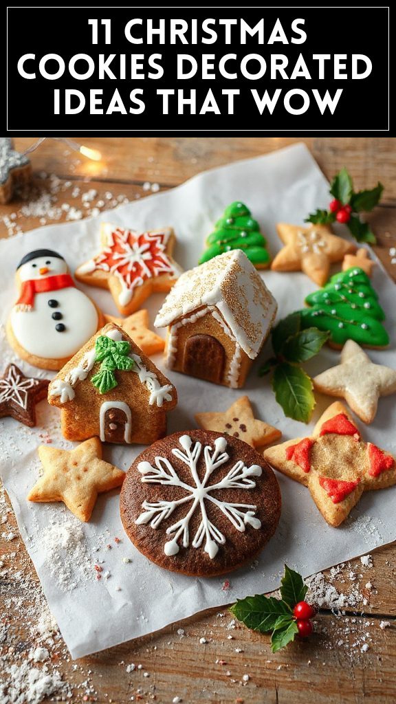 11 Christmas Cookies Decorated Ideas That Wow