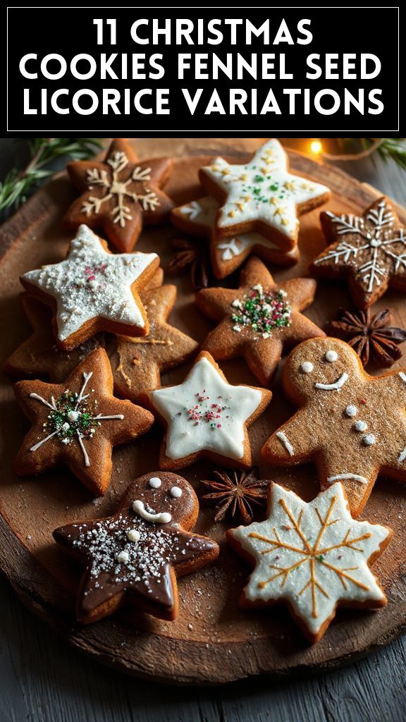 11 Christmas Cookies Fennel Seed Licorice Variations