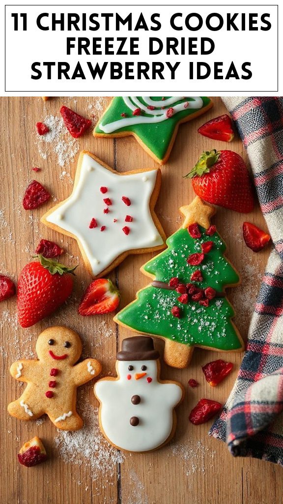 11 Christmas Cookies Freeze Dried Strawberry Ideas