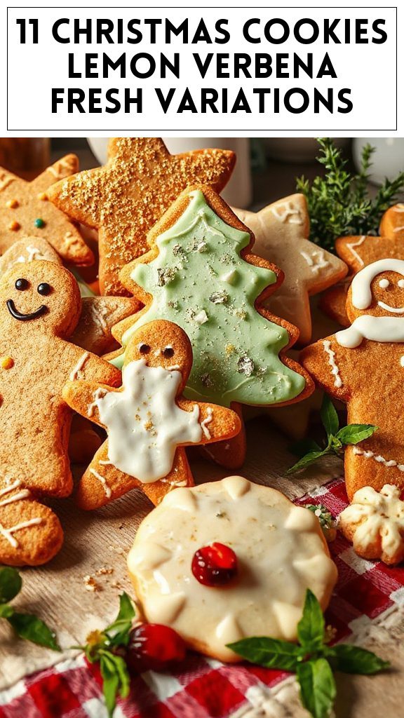 11 Christmas Cookies Lemon Verbena Fresh Variations