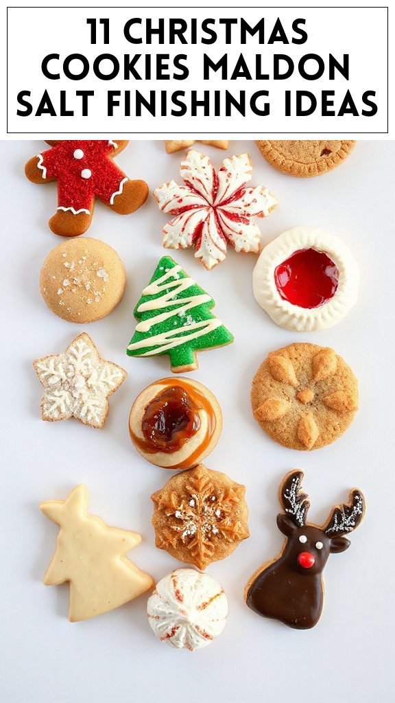 11 Christmas Cookies Maldon Salt Finishing Ideas