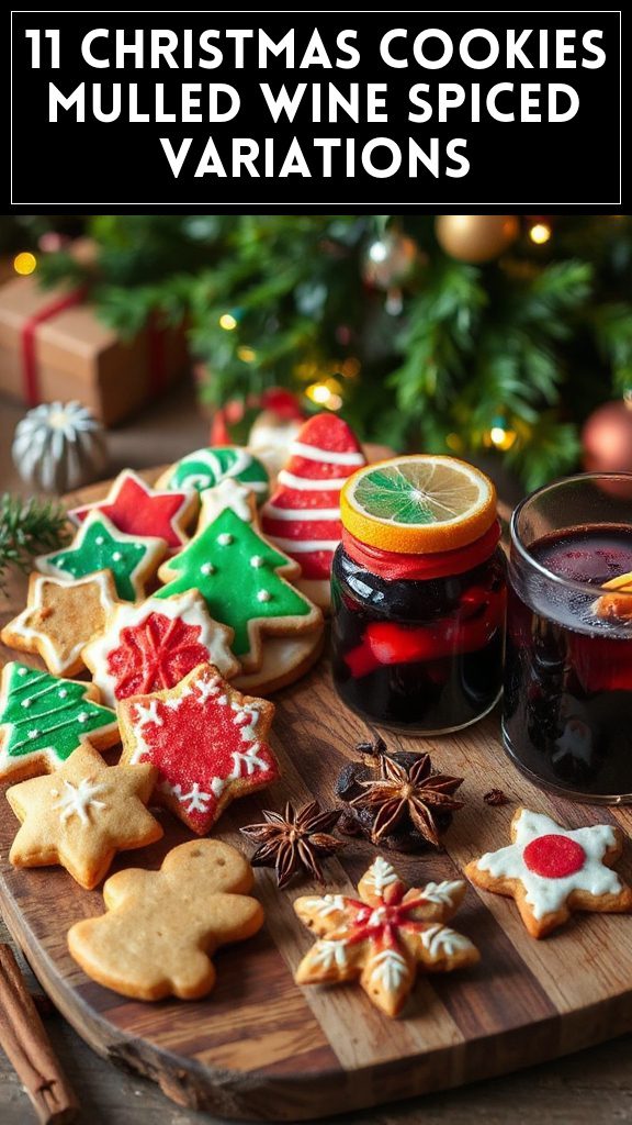 11 Christmas Cookies Mulled Wine Spiced Variations