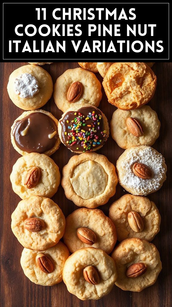 11 Christmas Cookies Pine Nut Italian Variations
