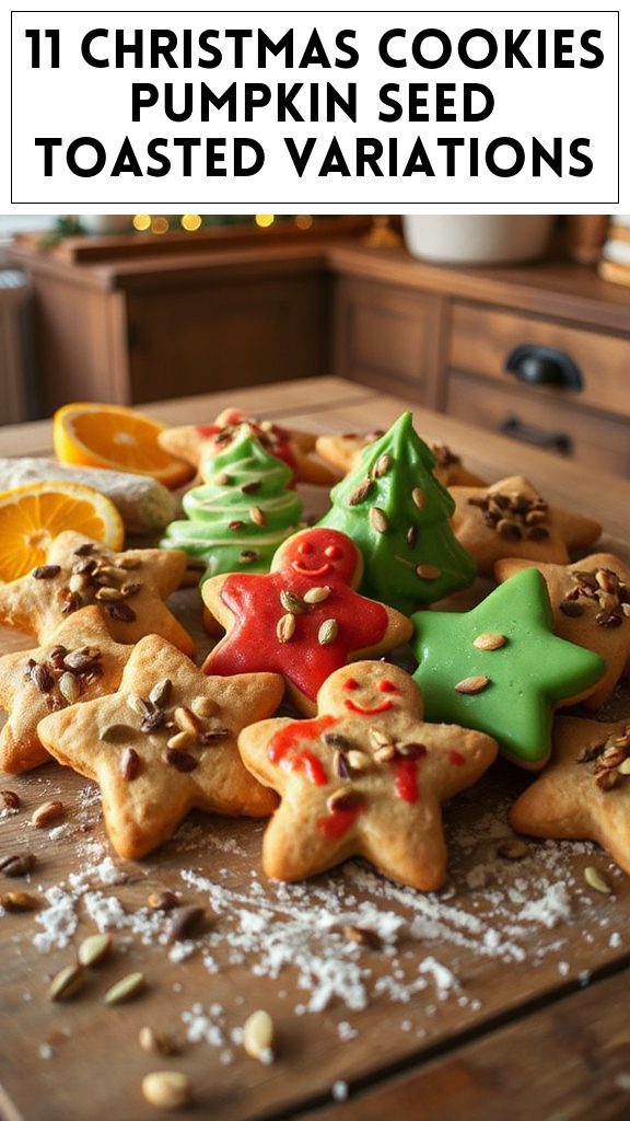 11 Christmas Cookies Pumpkin Seed Toasted Variations