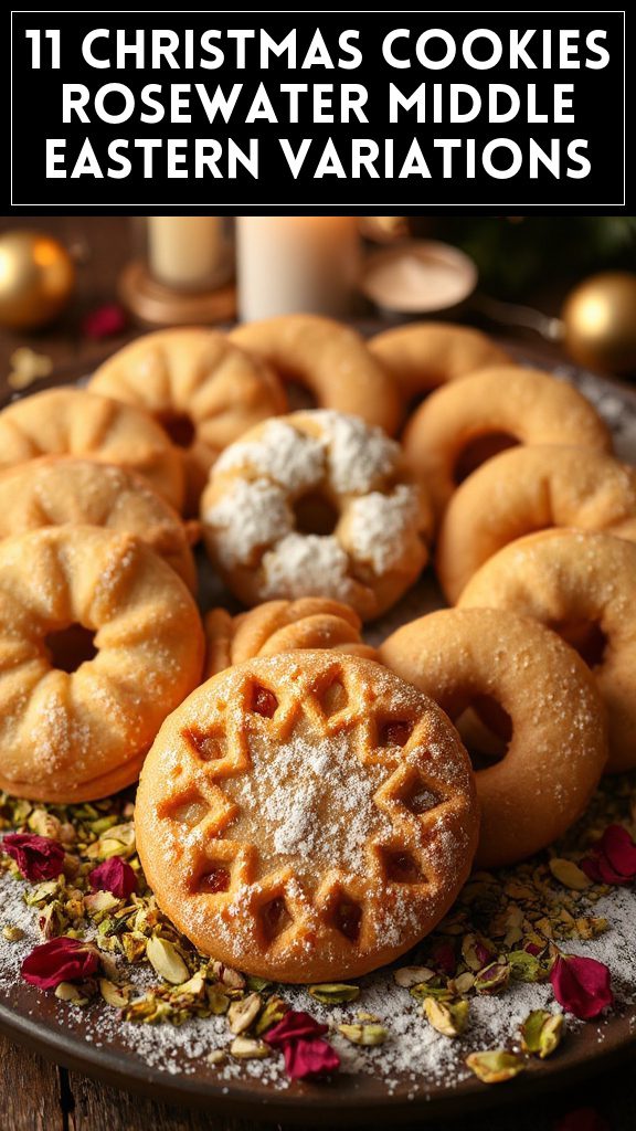 11 Christmas Cookies Rosewater Middle Eastern Variations