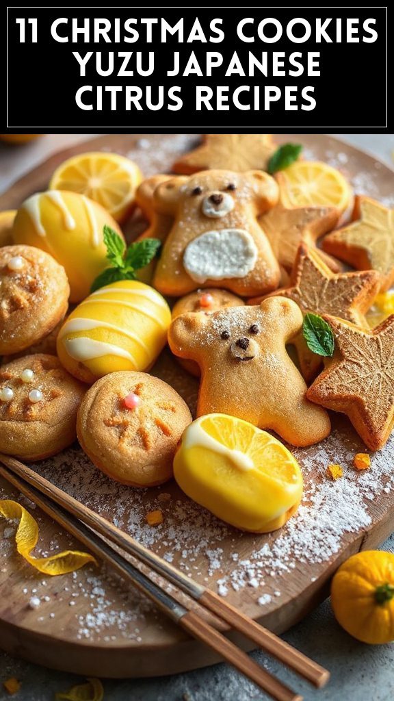 11 Christmas Cookies Yuzu Japanese Citrus Recipes