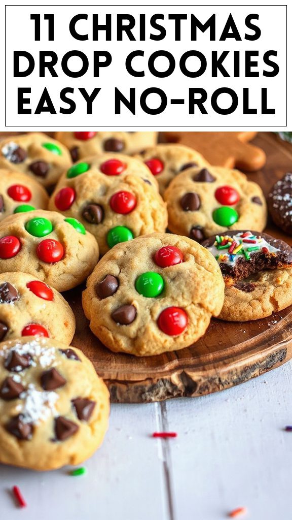 11 Christmas Drop Cookies Easy No-Roll