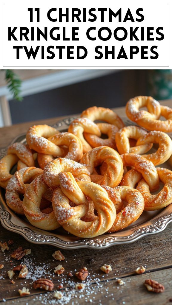 11 Christmas Kringle Cookies Twisted Shapes