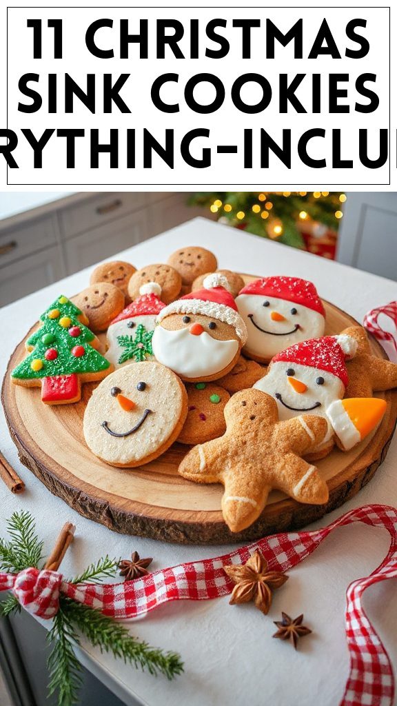 11 Christmas Sink Cookies Everything-Included