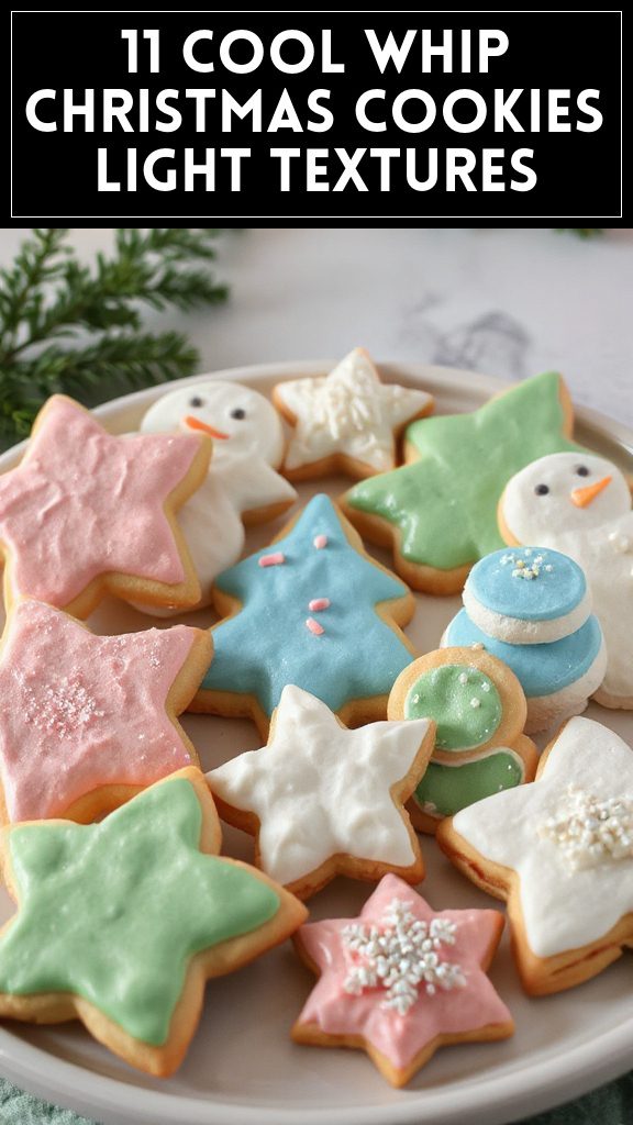 11 Cool Whip Christmas Cookies Light Textures
