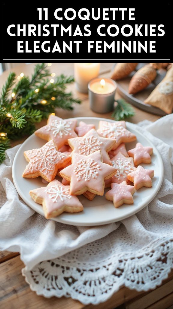 11 Coquette Christmas Cookies Elegant Feminine