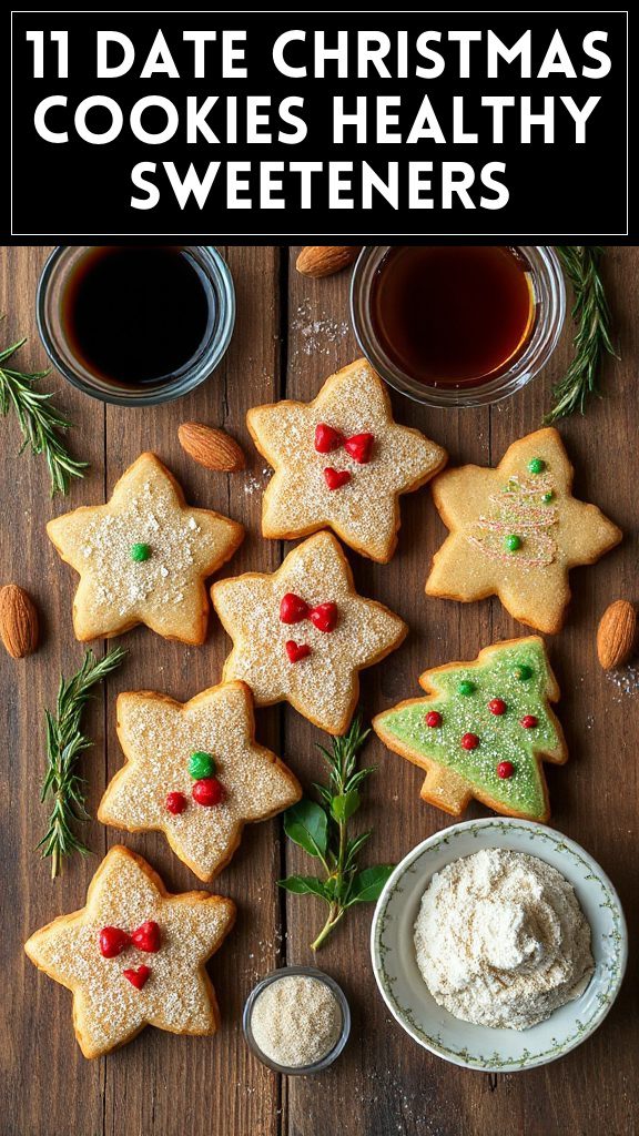 11 Date Christmas Cookies Healthy Sweeteners