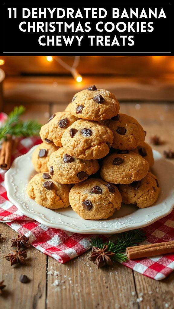 11 Dehydrated Banana Christmas Cookies Chewy Treats