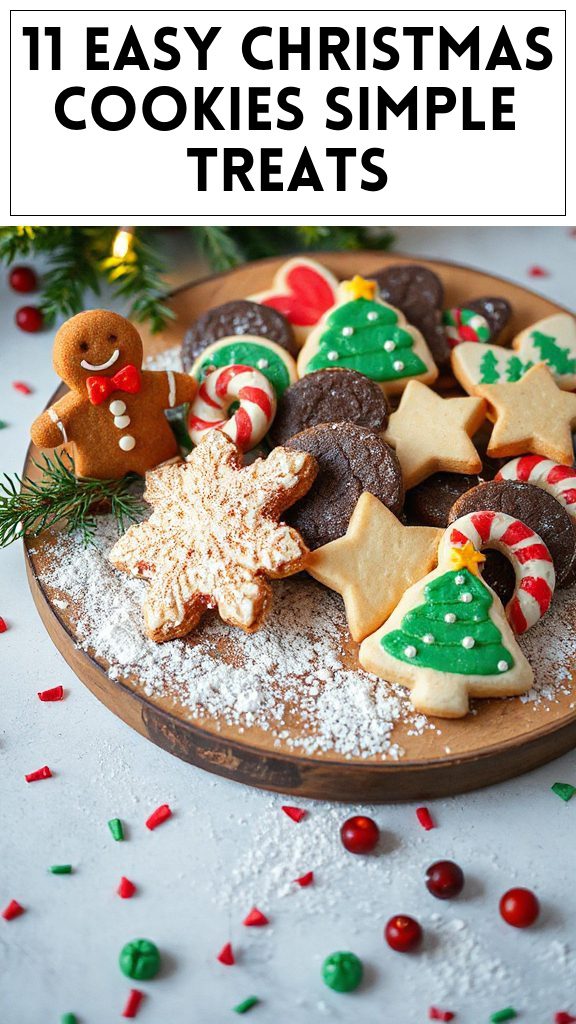 11 Easy Christmas Cookies Simple Treats