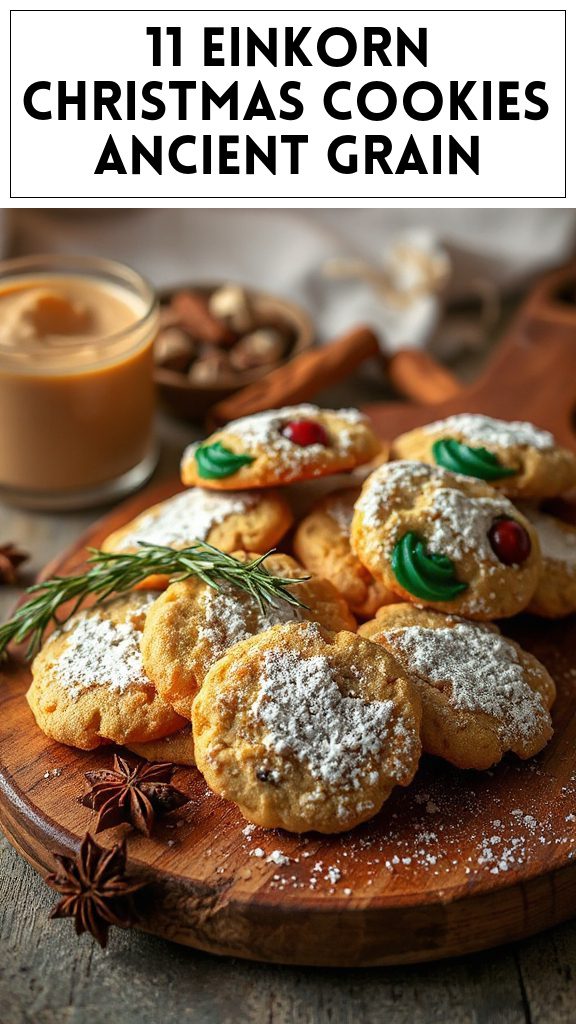 11 Einkorn Christmas Cookies Ancient Grain