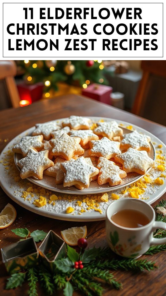 11 Elderflower Christmas Cookies Lemon Zest Recipes