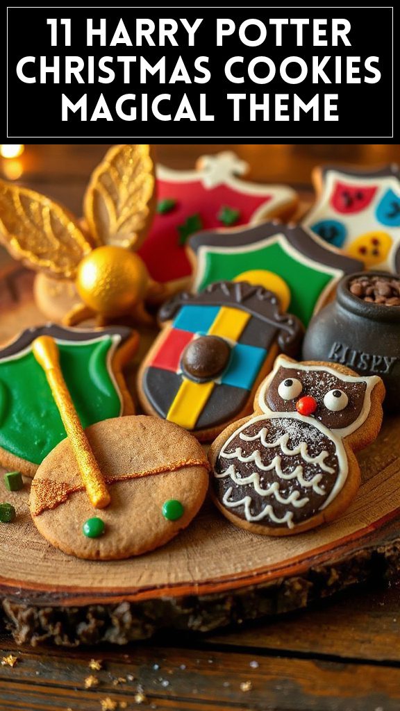 11 Harry Potter Christmas Cookies Magical Theme