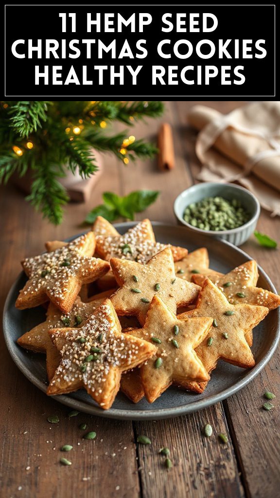 11 Hemp Seed Christmas Cookies Healthy Recipes