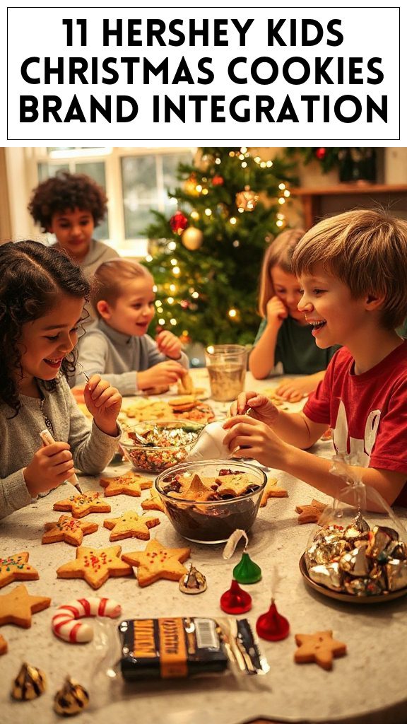 11 Hershey Kids Christmas Cookies Brand Integration