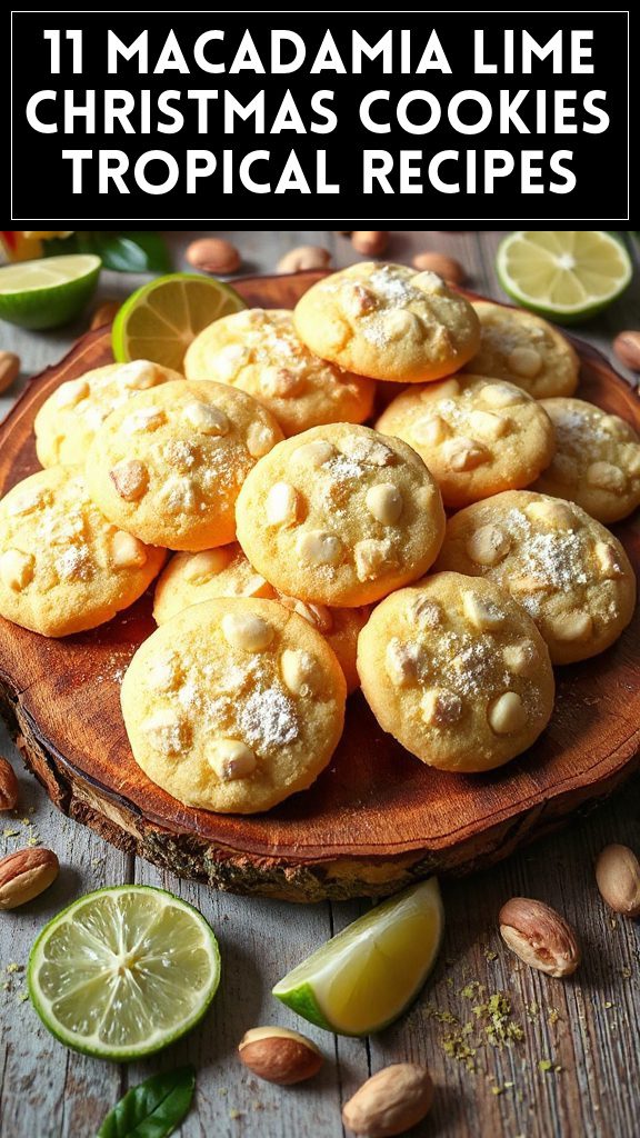 11 Macadamia Lime Christmas Cookies Tropical Recipes