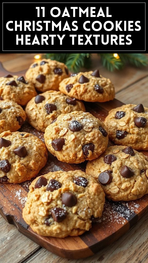 11 Oatmeal Christmas Cookies Hearty Textures