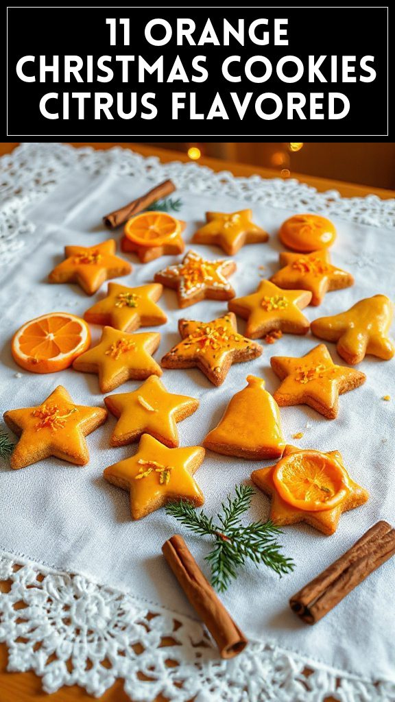 11 Orange Christmas Cookies Citrus Flavored