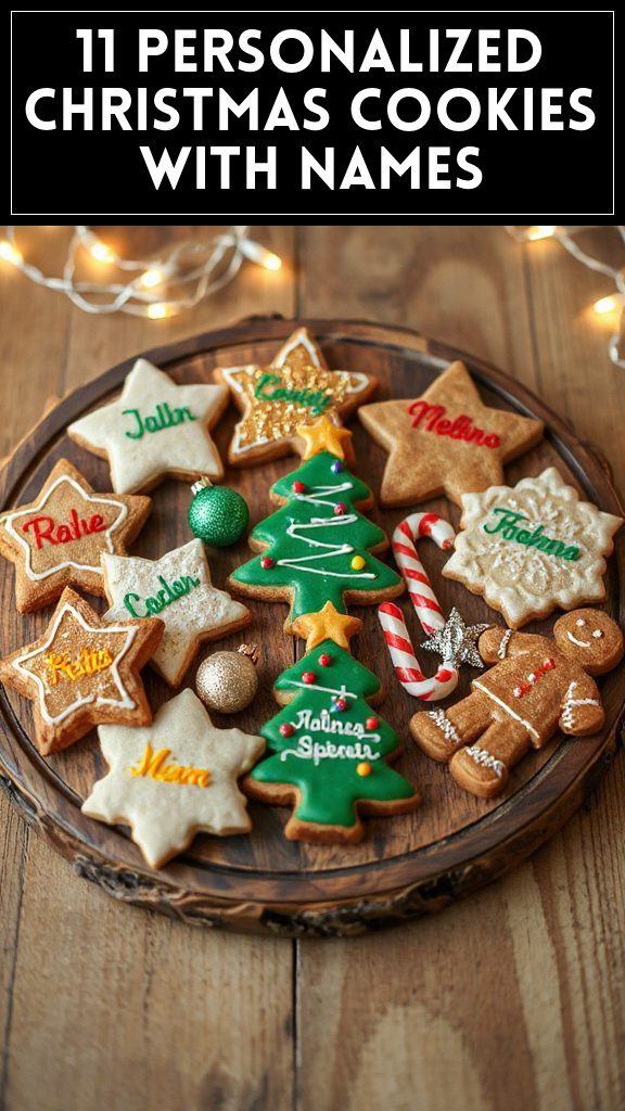 11 Personalized Christmas Cookies With Names