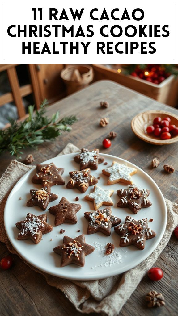 11 Raw Cacao Christmas Cookies Healthy Recipes