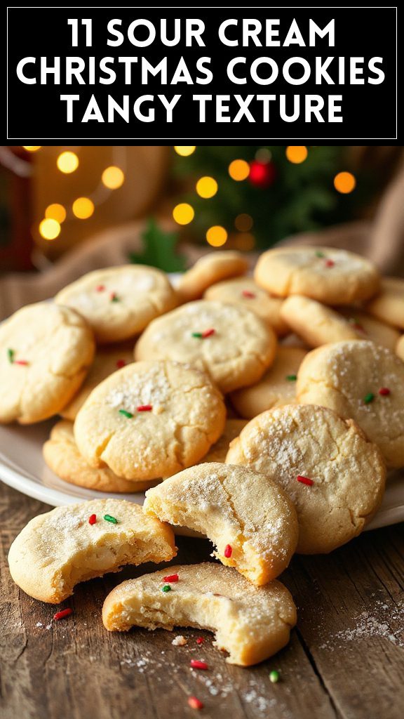 11 Sour Cream Christmas Cookies Tangy Texture