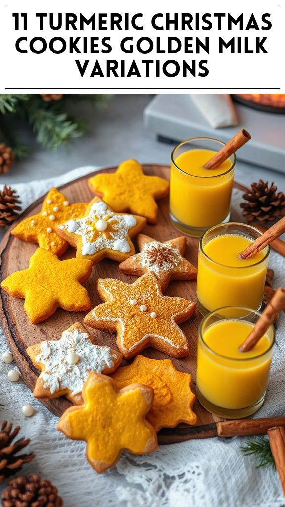 11 Turmeric Christmas Cookies Golden Milk Variations