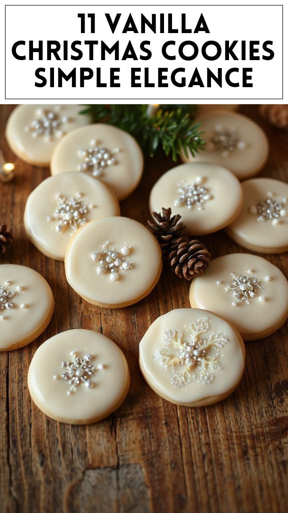 11 Vanilla Christmas Cookies Simple Elegance