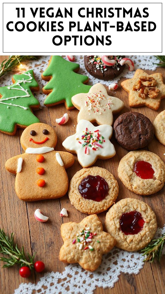 11 Vegan Christmas Cookies Plant-Based Options