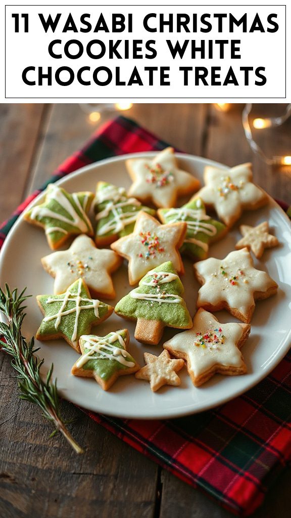 11 Wasabi Christmas Cookies White Chocolate Treats