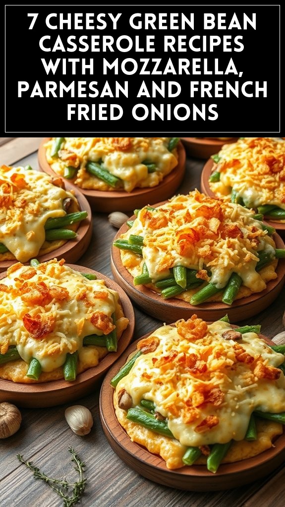 7 Cheesy Green Bean Casserole Recipes With Mozzarella, Parmesan and French Fried Onions