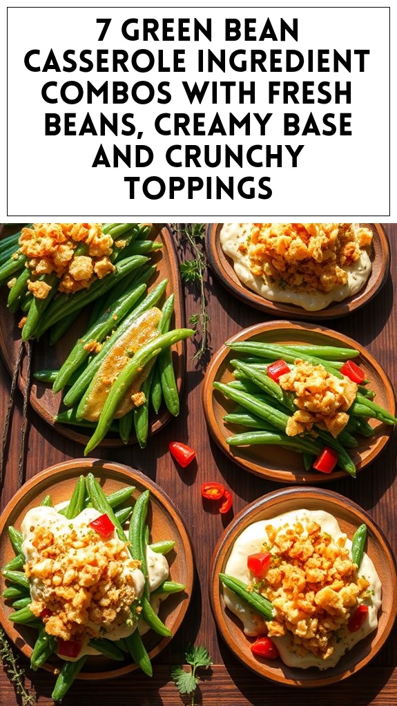 7 Green Bean Casserole Ingredient Combos With Fresh Beans, Creamy Base and Crunchy Toppings