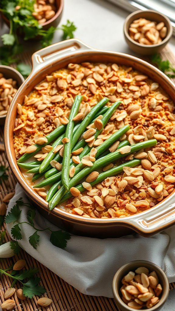asian green bean casserole