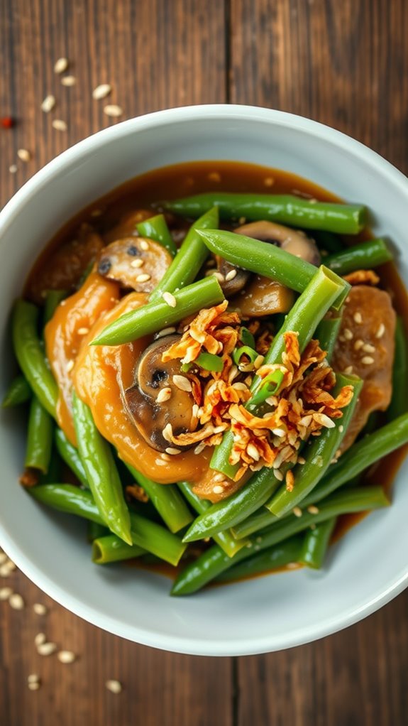 asian green bean casserole